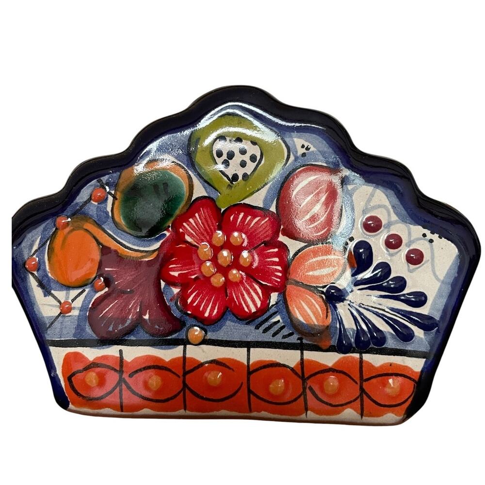 Mexican Talavera Napkin Holder